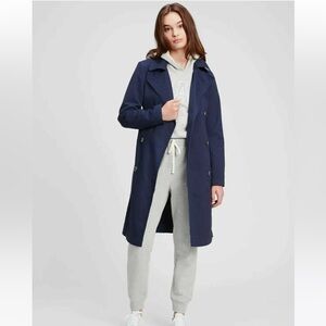 GAP Navy Blue Trench Coat